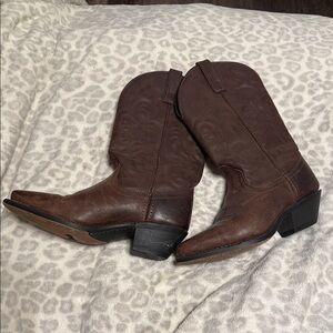 Laredo Brown Heeled Boots